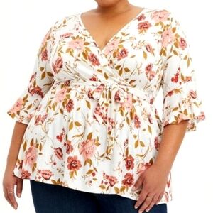 Torrid Floral Top Size 0X